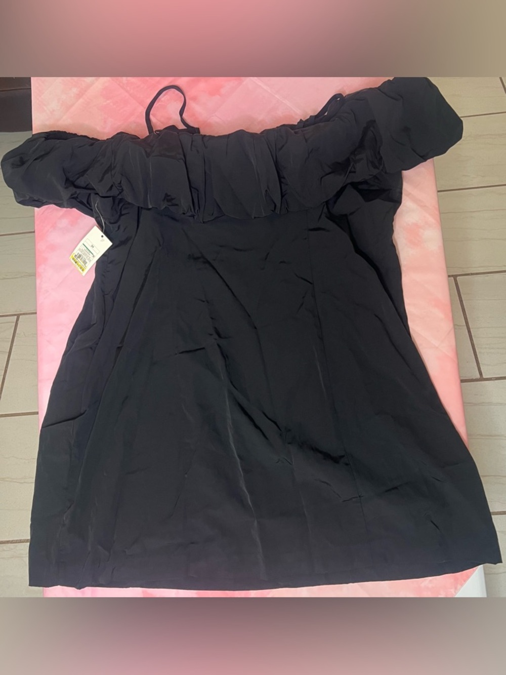 NWT Women's Ruffle Mini A-Line Dress - A New Day SIZE 24 - Picture 6 of 7